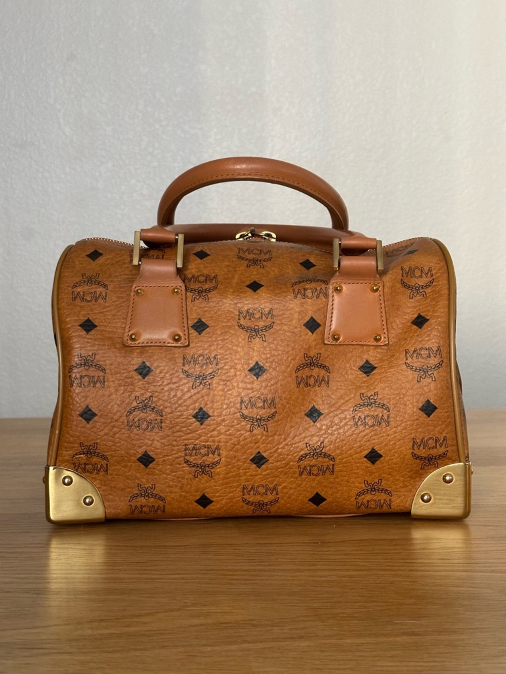 MCM Limited Boston Bag with dustbag - Picture 2 of 16